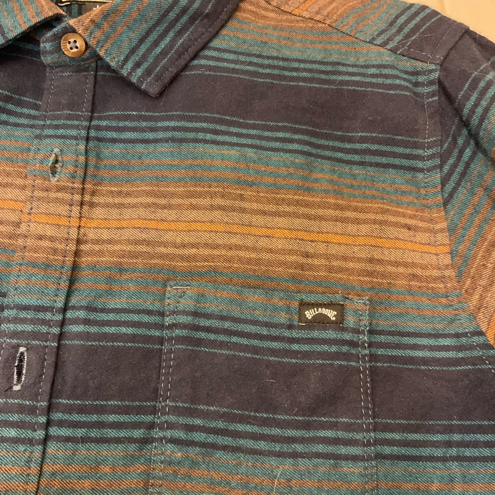 Billabong Boys Coastline Button Up - Size L/14  - NEW - Picture 4 of 7